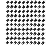 Clips de arranque de acero inoxidable 316 para cubierta compuesta, paquete de 100 diseñados para compatibilidad con tableros de cubierta ranurados y no ranurados