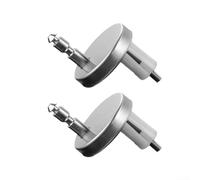 Clips de asiento de inodoro de acero inoxidable para tornillos de tapa de inodoro de liberación rápida, adaptador de pin de 8 mm, compatible con fijación de bisagra de inodoro montado en la pared y