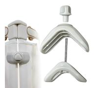 Clips de barandilla de cama, abrazaderas ajustables fáciles de instalar, clips eliminadores de riel lateral, soporte de seguridad duradero, soporte universal para marco de cama, para niños, adultos