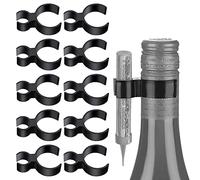 Clips de bengalas para botellas,Soportes para bengalas de champán,Clip de Seguridad para Botellas,Champagne Bottle Soporte Único Clip,velas de cocina y artículos de fiesta,10 piezas