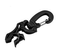 Clips De Buceo, 9,9x3,7cm 360° Rotatorio Soporte De Manguera BCD Doble, Retenedor Regulador, Soporte De Clip De Manguera De Baja Presión con Hebilla De Gancho De Presión para Buceo Snorkel Equipo