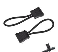 Clips de buceo - ABS y cuerda elástica 6,5 x 1,7 x 0,9 cm, paquete de 2 | Retenedor de clip de manguera con pestaña de bucle seguro | Accesorios de equipo de buceo duraderos para esnórquel, equipo y