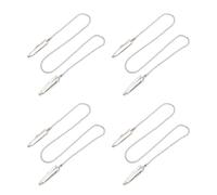 Clips De Bufanda De 4 Piezas, Clips De Metal De Cadena Creativa, Rejilla De Servilletas Multipropósito, Clips De Bufanda Reutilizables, Clips De Servilletas De Cuello Halter.