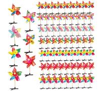 Clips de cabello colorido de muelles de viento, clips para niños de 70 piezas, pinas lindas coloridas, accesorios decorativos para niños