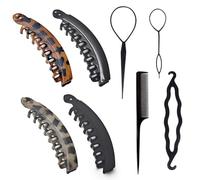 Clips De Cabello De 8 Piezas Y Horquilla De 4 Piezas, Clips Para El Cabello Para El Cabello, Herramientas Para El Cabello, Clips Para El Cabello Sin Deslizamiento
