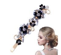 Clips De Cabello De Flores De Metal: Clips De Coloridas Aleaciones De Aleación Niñas Y Mujeres, Clips De Barras Viejas Y Marginadas Para Bailar | Boda De La Playa Saliente