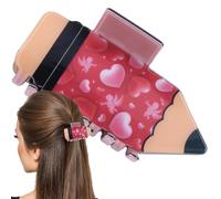 Clips de cabello de maestro, clips de cabello lápiz - Clips de cabello divertido a lápiz,Suministrar diadema decorativa para la graduación de la escuela en el aula el primer día