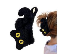 Clips De Cabello | Fehip Hair Claw - Linda Gata De Gato HAIR Barrettes | Hold Claw Clip | Cartoon Plush Hace CLAW, Clip De Furry No Deslizante Para Niños Adolescentes Niñas