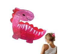 Clips de cabello modernos, clips de garra lindo, Aprílico de la pinza de dinosaurios para mujeres, Strong Hold ACCESORIOS DE Herramientas para el estilo del tocado no delantero para la escuela de orig