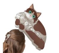 Clips de cabello para gatos para mujeres, pequeñas gracios de peluquería divertidos | Lindas barretas de gatos pequeños, clips de gatito de moda para niñas adolescentes, viento de pelo decorativo