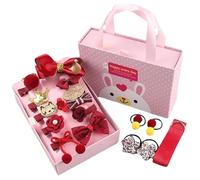 Clips de cabello para niñas, accesorios para el cabello de niña pequeña - Accesorios para el cabello de princesa para niñas para niños pequeños - Conjunto de 18 elegantes horquillas de horquilla,