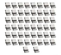 Clips de cable solar de acero inoxidable de alto rendimiento perfectos para la gestión de cables fotovoltaicos 20pcs/50pcs Opciones (50pcs)