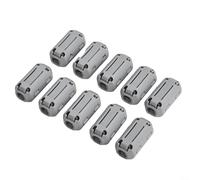 Clips de cable supresores de ruido de núcleo de anillo de ferrita, paquete de 10 para cables USB y mouse, reducción efectiva, diseño de fácil ajuste (7 mm)