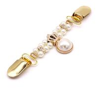 Clips De CáRdigan 2 uds., cárdigan for mujer, Clip for cuello, suéter, pinzas for chal, broches, amuleto de cristal, broche, alfileres, joyería con soporte de Clip de boca de pato(8)