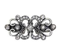 Clips De Cardigan 2 uds Retro suéter remolino Clip capa Clips cárdigan broches alfileres chal Collar cierre vestido broche for camisa Clip joyería(G)