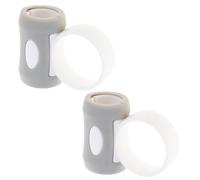 Clips De Control Baquetas Agarre Silicona Ergonómico Para Práctica Batería Empuñaduras Silicona Para Principiantes 2 Uds.