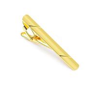Clips de corbata para hombre, dorado, plateado, negro, barra de corbata regular, para padre, amante de la boda, aniversario, negocios y el mejor regalo, Metal, Cobre,