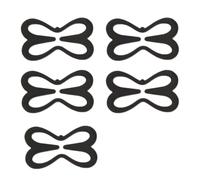 Clips de correa de sujetador, clips de conversión de clips antideslizantes que ocultan tus estilos y levantan las correas, Negro, 5 by 3 equal code
