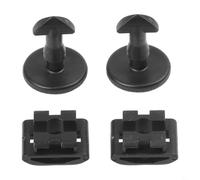 Clips de cubierta de remolque para parachoques trasero para Land Rover Discovery 3 4 modelos de remolque de ojo de remolque, sujetadores de inserción de plástico, kit de bloqueo de giro de ajuste