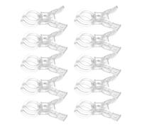 Clips de de globo - Pinzas de resorte resistentes, construcción, mango no resbalado, fácil de usar, 10 piezas juntos | Accesorios de fiesta para de globos, fotografía, ma