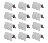 Clips de deflector de viento, 12Pcs Canal de deflector de lluvia de viento de coche Clips de retención de fijación de acero inoxidable para G3