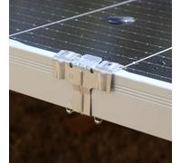 Clips de drenaje de agua de acero inoxidable 304 para paneles solares, optimiza la producción de energía gestionando la acumulación de agua (40 mm)