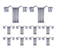 Clips de drenaje de agua para panel solar de acero inoxidable, paquete de 10 kit de eliminación de lodos de marco para módulos de 30 mm, 35 mm, 40 mm, redirección automática de agua de lluvia para