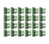 Clips de enrejado de plantas, 50 piezas de 16 mm para varilla de marco de jardín, clips de malla fija para estructuras de soporte de invernadero (20 mm)