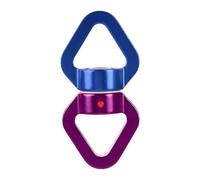 Clips de Escalada - Mosquetón Fuerte de 30 kN | Conector Giratorio de Bloqueo de Cuerda giratoria para Rescate, Senderismo, cinturón, Paracord, Mochila, Gimnasio, Bolsa de Cuerda al