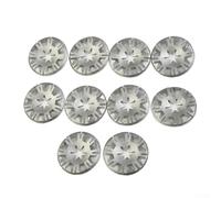 Clips de fijación de escudo térmico de escape, paquete de 10 arandelas de resorte de metal para bandeja inferior de coche y cubiertas de canalón, ajuste seguro para entusiastas del mantenimiento