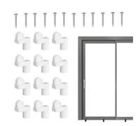 Clips de fijación de mosquiteras - Reutilizables antivibración fijación segura para marcos de ventanas - Puertas Paneles de Invierno - Casa Oficina Dormitorio de estructuras residenciales