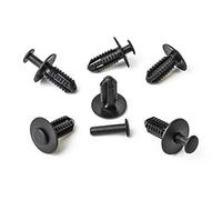 Clips de fijación para carcasa de rueda en negro, 10 unidades