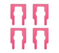 Clips de fijación para lavavajillas Miele para material pla (rosa) | Juego de 4 clips de colores, fijación segura para cestas, fácil montaje, apto para miele, diseño duradero