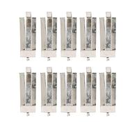 Clips de Fijación para Plataforma de Vidrio de Cama Caliente, Abrazaderas de Acero Inoxidable, 10 Piezas - Fácil Instalación, Alta Durabilidad, Accesorios para Impresora 3D