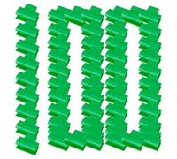 Clips de fijación para redes de jardín, juego de 100 piezas de ángulo de soporte resistente, abrazaderas de tubo, para exteriores e interiores, piscina, , fondo, manualidades, así como el