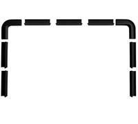 Clips de fijación para tira LED de TV compatible con Philips Hue Gradient - Accesorio de fijación para diadema LED (talla L: TV≥75 pulgadas)