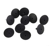 Clips de forro de arco de rueda para Renault Clio Mk2 Mk3 para retenedores de moldura de protección contra salpicaduras, ajuste de agujero de montaje de 10 mm, OEM 7703077435, clips negros, paquete de