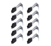 Clips de fregadero de montaje inferior, 10 piezas, kit de reparación de fregadero de montaje inferior, clips de sujeción, para cocina, baño, ducha