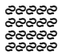 Clips de gancho en S Cable de cambios Caja de engranajes de freno Soporte de fijación Hebilla estilo guía para bicicleta de ciclismo Negro Clip de guía de soporte de fijación de caja de engranajes