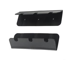 Clips de gancho para asiento de barco, soportes de PVC para botes de goma inflables para pesca en kayak, compatible con parches de retención de asiento (negro)