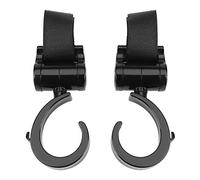 Clips de Gancho para Cochecito de beb con Rotacin de 360, Soporte de Gancho para Cochecito de Plstico ABS, Ganchos para Colgar en para Bolsas de Paales, Bolsos