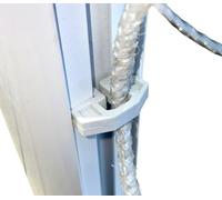 Clips de gancho para portería de fútbol para portería de aluminio, paquete de 110, fijaciones de red de portería de fútbol