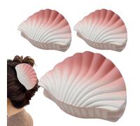 Clips De Garra De Cabello - Clips De Conchas De Conchas | 3 Piezas De Garra | Central De Cabello | Strong Hold Matte Finish Cabellan Abrazaderas Para Mujeres Y Niñas | De Garra No Liple |