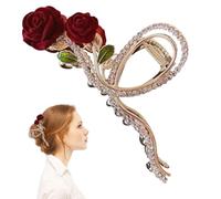 Clips de garra de flores cabello de metal rosa CLAW GRANDE RIGHINES CAMBIO CABLE