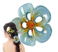 Clips de garra de flores,Clips de flores para el cabello,Pinza para el pelo con flores de fijación fuerte - Accesorios para peinar el cabello, pinzas para el cabello antideslizantes, pasadores para el