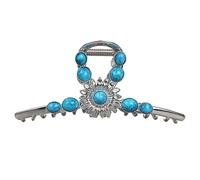 Clips de garra de Gem Vintage - Accesorio de diadema retro fuerte Strong Grip, Headswear Crystal Look | Simulat Gem Claw for Bridesmaid Event Hairstyle Women Girls Daily Salon Western Ro