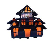 Clips de garra de Halloween,Clips de Halloween para el cabello, Clip de pelo único de Halloween, Pasadores de pelo de casa encantada de Halloween para niñas, accesorios decorativos para el cabello con