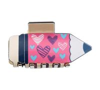 Clips de garra divertidos, linda para el cabello de lápiz - Cañas de cabello a lápiz para maestros - Cute diadema para enfermera de graduación en el aula escolar con un agarre cómodo para el estilo di