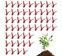 Clips de injerto de para tomates - Abrazadera duradera para plantas, juego de ganchos de 50 piezas, accesorio ajustable para asegurar cultivos, multiusos para fijación de plantas, tomate