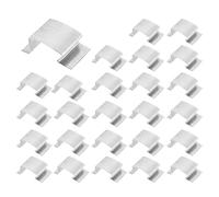 Clips de invernadero para acristalamiento, 25 clips de resorte de vidrio para invernaderos, pinzas de sujeción inoxidables para fijación en el jardín, campo abierto y jardín de invierno